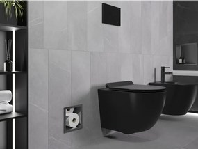 Mexen X-Wall-B magazynek na papier toaletowy, gun gray szczotkowany - 19E5