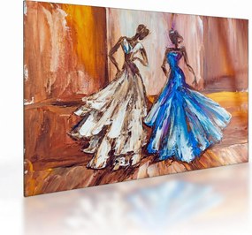 Obraz na szkle - tancerz, obraz olejny (70x50 cm)