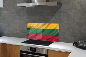 Panel szklany do Kuchni Narodowa Flaga Litwy