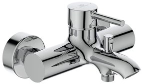 Wannowa bateria ścienna w kolorze srebra z połyskiem Ceraline – Ideal Standard