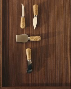 Noże do sera ze stali nierdzewnej zestaw 4 szt. Adoma – Kave Home