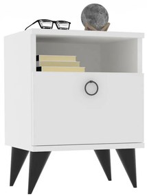 Stolik nocny Barlo White