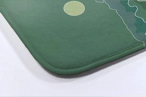 Dywanik antypoślizgowy do łazienki Dywanik antypoślizgowy do łazienki Góry Abstrakcja