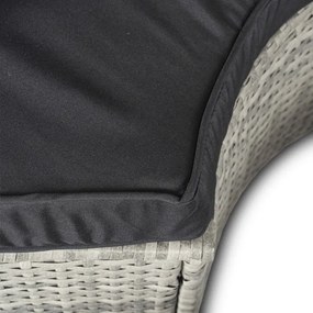 Wyspa Ogrodowa CALIFORNIA Modułowa Technorattan Jasnoszara