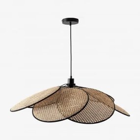 Lampa Sufitowa Okai Pure Black&natural & Ø100 Cm - Sklum