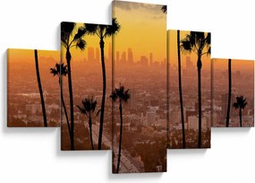 Obraz - Panorama Los Angeles (125x70 cm)