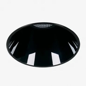 Downlight Led Wpuszczany Bez Ramki Trimless, Okrągły Ø5,3 Cm, Wykonany Z Aluminium Luisiana Czarna & 8 W & 38º & Białe Zimne Światło 4000k - Sklum