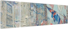 Obraz - Childe Hassam, Allies day, reprodukcje (170x50 cm)