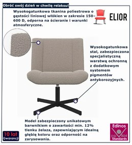 Jasnoszary nowoczesny fotel obrotowy S2-W56