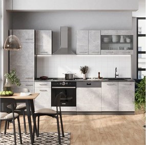 Aneks kuchenny beton/antracyt 300x60x81.6 r-line