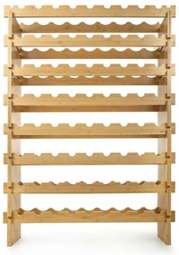 G21 Bambusowy regał na wino, 72 butelki