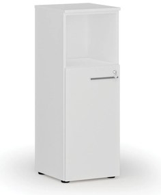 Szafa biurowa kombinowana PRIMO WHITE, 400 x 420 x 1087 mm, biały
