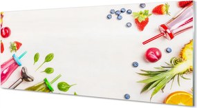 Szklany Panel Zielony Koktajl Szpinakowy