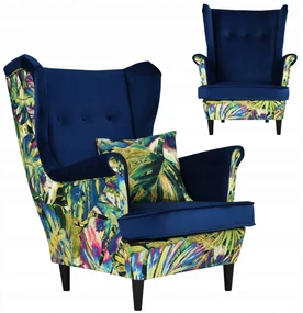 Fotel uszak Ari Print Duo Family Meble