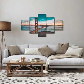 Obraz - Golden Gate, San Francisco (125x70 cm)