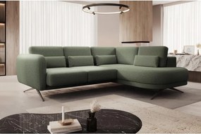 Narożnik ILUSIO L z elektryczną regulacją w tkaninie Now Or Never 37 WERSAL