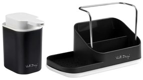Czarny zestaw do mycia naczyń Vialli Design