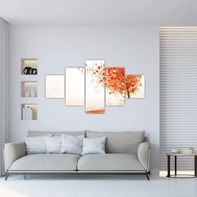Obraz - Drzewo na wietrze (125x70 cm)