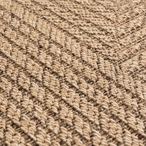 Dywan zewnętrzny Timber Geometryczny beżowy 120 cm x 170 cm