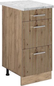 Szafka dolna do kuchni dąb rzemieślniczy 40x60x81.6 r-line