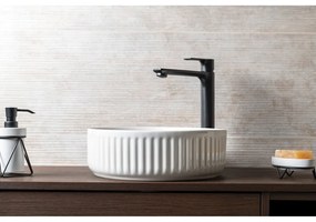 Biała ceramiczna okrągła umywalka ø 36 cm Ion – Sapho