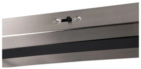Czarna/w kolorze srebra lampa punktowa LED 20,5x120 cm Ikaris – Trio Select