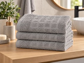 Ręcznik kąpielowy SOFT 70x140 cm jasnoszary, 100% bawełna