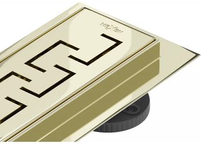 Mexen Flat M15 odpływ liniowy 100 cm, złoty - 1524100-15
