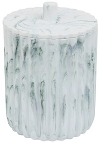 Mały kosz na śmieci MARBY wzór marmuru, 5 l