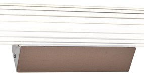 Retro Kinkiet / Lampa scienna brązowy 80,4 cm z LED IP44 - Coco Retro Oswietlenie wewnetrzne