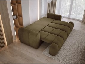 Sofa Kanapa BOMO 3 osobowa z funkcją spania i pojemnikiem w tkaninie SALVADOR 10 WERSAL