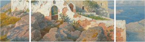 Obraz - William Stanley Haseltine, Santa Maria a Cetrella, Anacapri, reprodukcje (170x50 cm)
