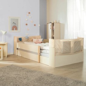 Beżowe łóżko dziecięce bez stelaża 90x200 cm Toddler – Roba