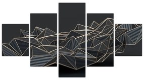 Obraz abstrakcji (125x70 cm)