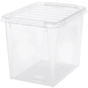 SmartStore Pojemnik z białymi klipsami Classic, 52l, 52 l