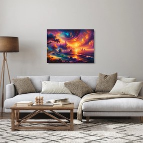 Obraz na szkle - Magiczny świat (70x50 cm)