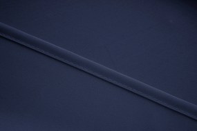 Granatowa zasłona OXFORD 140x250 cm Zawieszanie: Taśma z wiązaniami