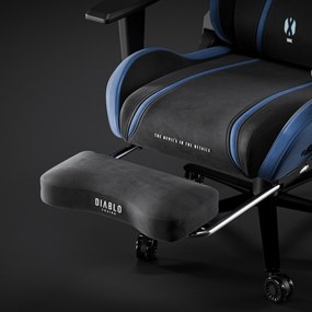 Materiałowy podnóżek do fotela Diablo X-Horn 2.0 Camel Black, Diablo X-One 2.0 Night Blue