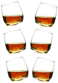 Zestaw 6 bujających się szklanek do whisky Sagaform, 200 ml