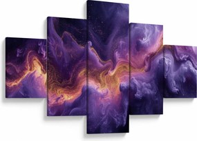 Obraz - Fioletowa Mgławica (125x70 cm)
