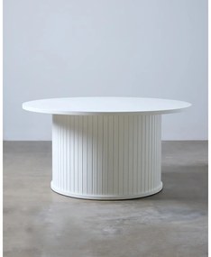 Biały okrągły stolik Nola – Unique Furniture
