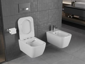 Mexen Stella miska wc Rimless z deską wolnoopadającą slim, duroplast, biała połysk - 30680900