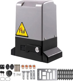 Automatyczny Otwieracz Bramy Przesuwnej Succebuy, 1800 Kg, 4 Pilotów I Sterowanie Przez Aplikację, do Drogi Dojazdowej