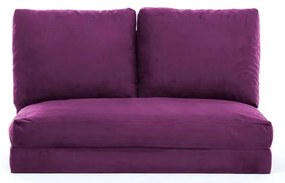 Fioletowa rozkładana sofa 120 cm Taida – Balcab Home