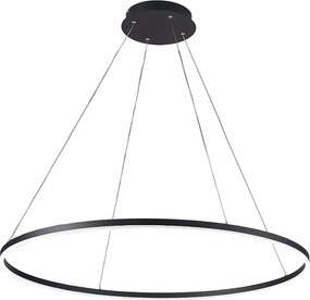Lampa wisząca LED GIOTTO 60W czarna 3508-46-101 Fabas Luce
