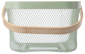 Orion Kosz druciany Greenish, 27 x 24,5 x 16,5 cm