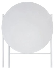 Biały metalowy okrągły stół ø 70 cm Disc – Zone