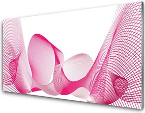 Szkło Ozdobne do Kuchni Płynna Geometria Linii