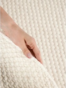 Kremowy wełniany okrągły dywan tkany ręcznie ø 160 cm Lyon Beans – Elle Decoration