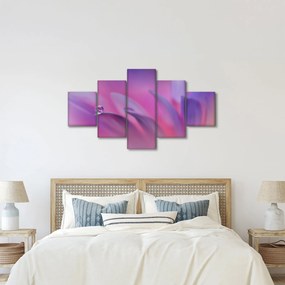 Obraz - Kropla na kwiecie (125x70 cm)
